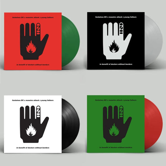 Fontaines DC, Massive Attack, Young Fathers - Ceasefire: In Benefit of Doctors Without Borders | LP Color Aleatorio