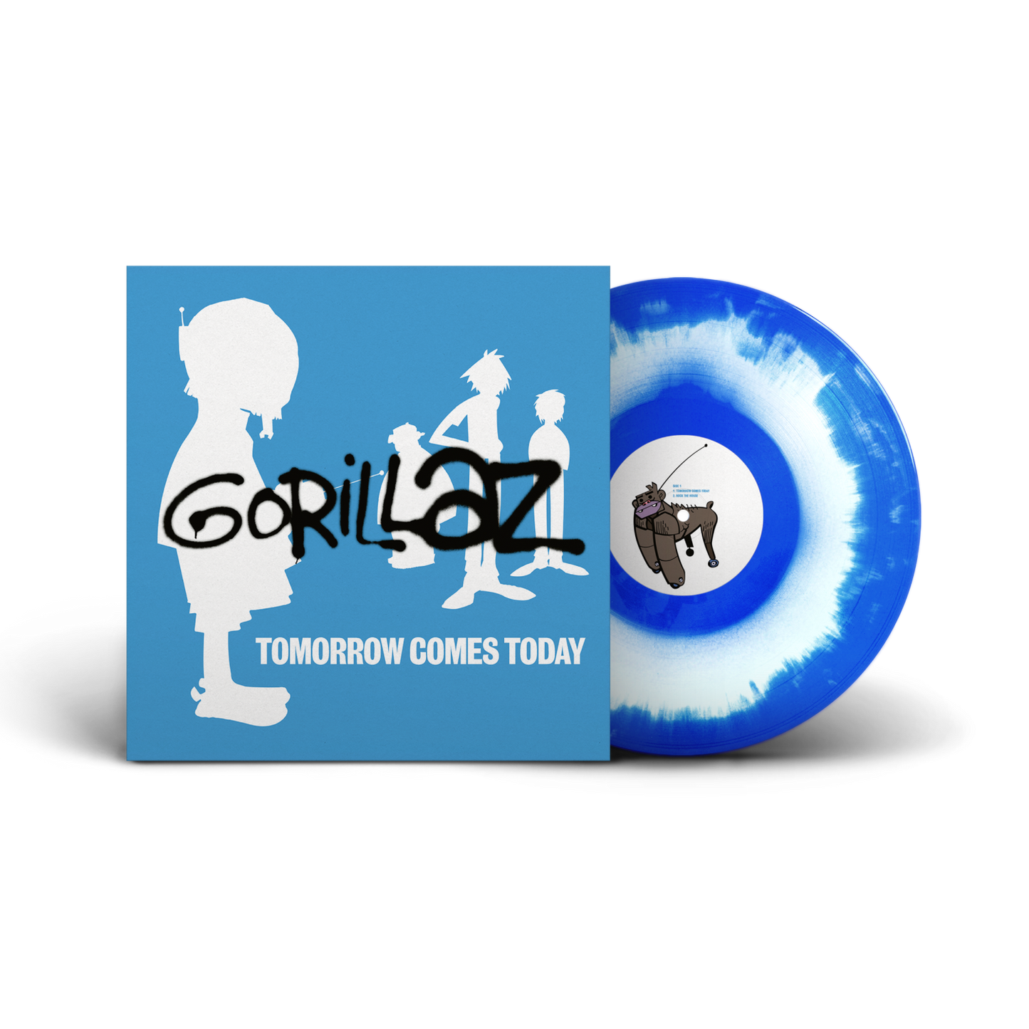 Gorillaz - Tomorrow Comes Today EP | LP Color White/Blue