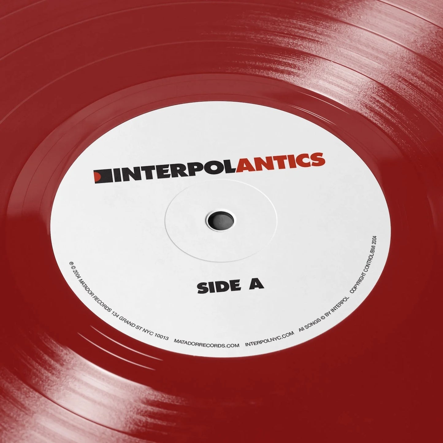 Interpol - Antics (20th Anniversary) | LP Color Rojo