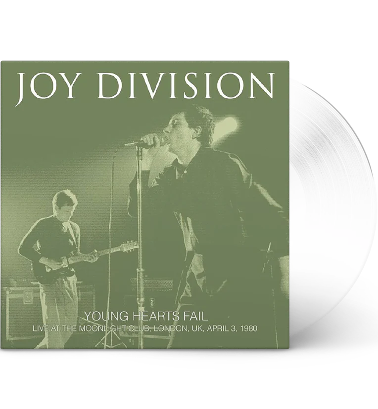 Joy Division - Young Hearts Fail: Live At The Moonlight Club, London, UK, April 3, 1980 | LP Transparente