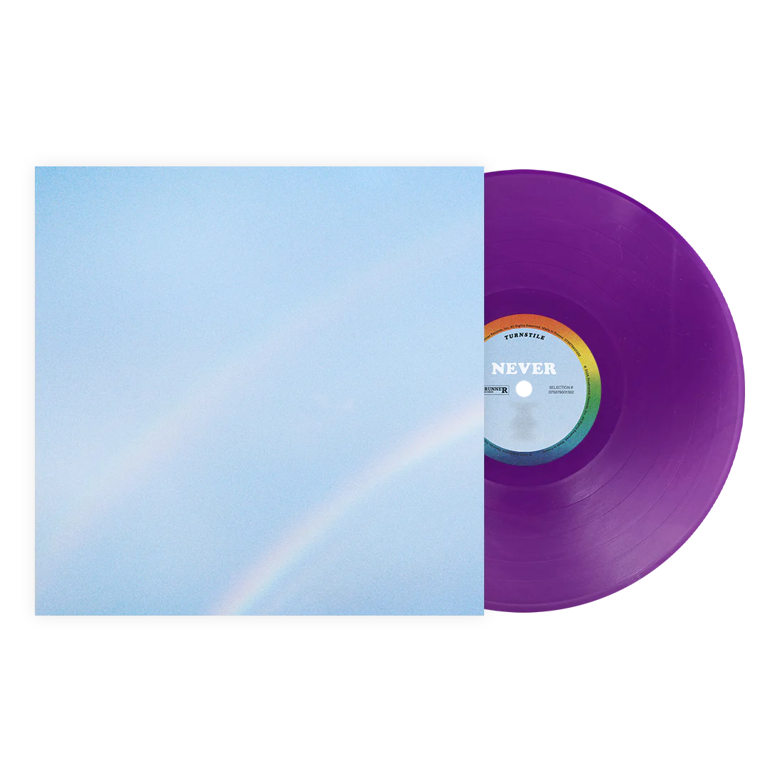 Turnstile - Never Enough | LP Color Violeta "Periwinkle"