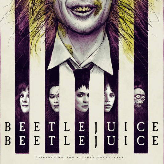 Various Artists - Beetlejuice Beetlejuice | 2LP Color Morado y Blanco y Verde Fluorescente