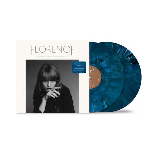 (Preventa) Florence + The Machine  How Big, How Blue, How Beautiful (10th Anniversary Edition) | 2LP Color Azul Mármol